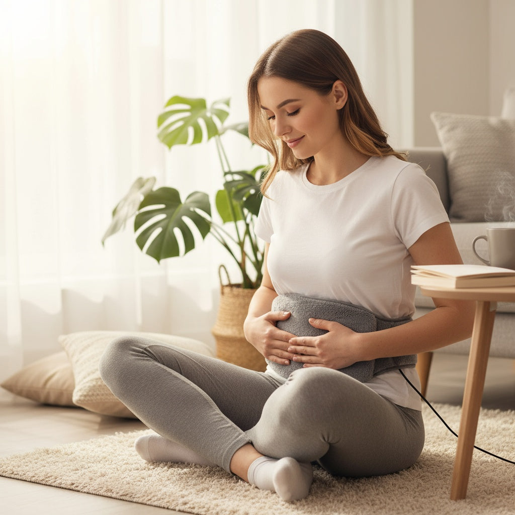 Ceinture abdominale chauffante 3en1